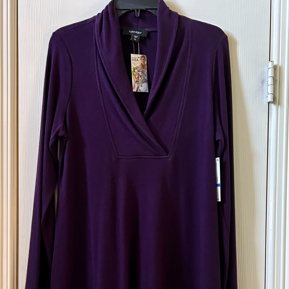 Karen Kane Purple Sweater Dress